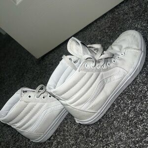 Vans White High-Top Sneakers